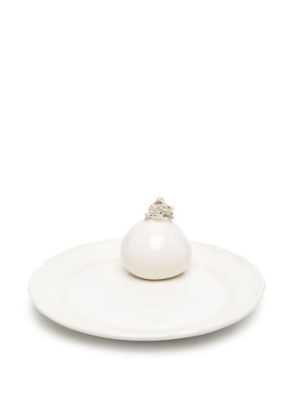 Stories Of Italy White Arcimboldo Dessert Plates Set Of Six | Browns Decorative Objects