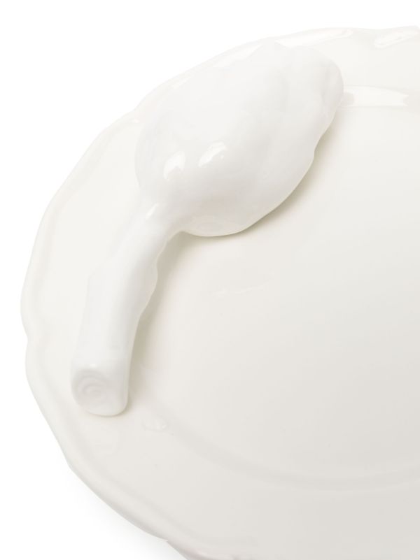 Stories Of Italy White Arcimboldo Dessert Plates Set Of Six | Browns Decorative Objects