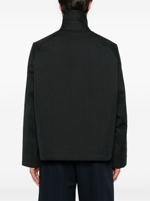 Studio Nicholson Black Press-Stud Bomber Jacket