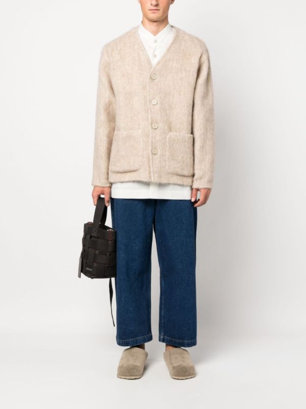 Studio Nicholson Blue Paolo Wide-Leg Jeans | Browns Wide-Leg Jeans