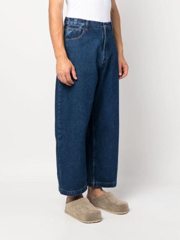 Studio Nicholson Blue Paolo Wide-Leg Jeans | Browns Wide-Leg Jeans