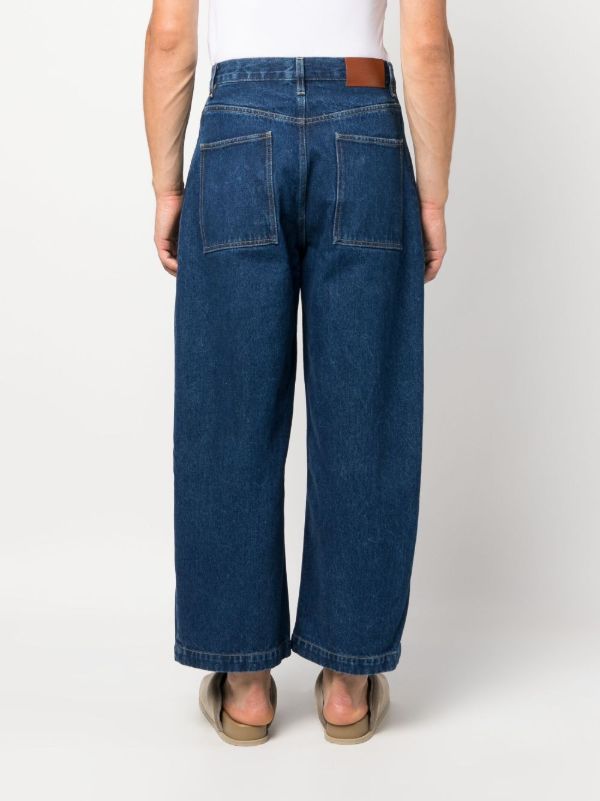 Studio Nicholson Blue Paolo Wide-Leg Jeans | Browns Wide-Leg Jeans