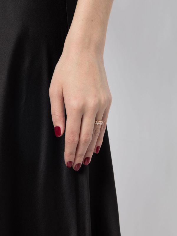 Suzanne Kalan 18K Rose Gold Mini Diamond Eternity Ring | Browns Fine Rings