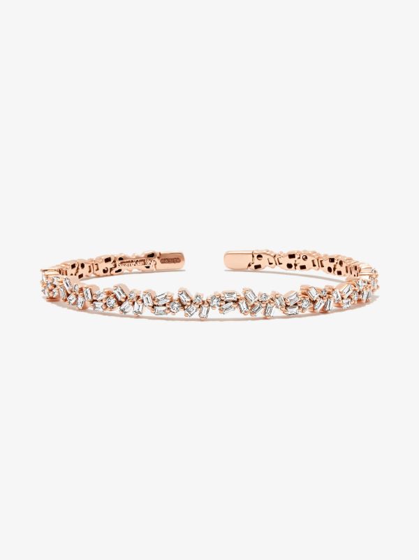 Suzanne Kalan 18K Rose Gold Sparkler Diamond Bracelet | Browns Fine Bracelets