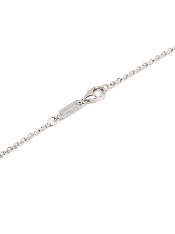 Suzanne Kalan 18K White Gold Inlay Large Sapphire Necklace | Browns Necklaces