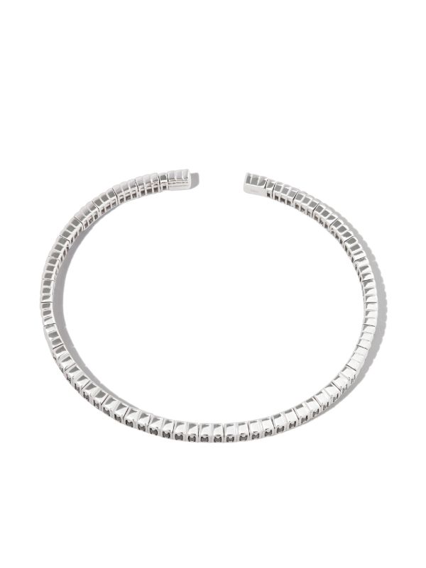 Suzanne Kalan 18K White Gold Sapphire Bangle | Browns Bracelets