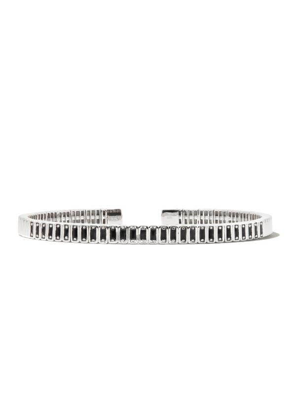 Suzanne Kalan 18K White Gold Sapphire Bangle | Browns Bracelets