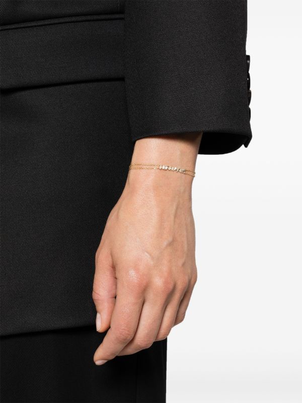 Suzanne Kalan 18K Yellow Gold Bar Diamond Bracelet | Browns Fine Bracelets