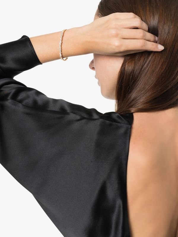 Suzanne Kalan 18K Yellow Gold Classic Diamond Bangle | Browns Fine Bracelets