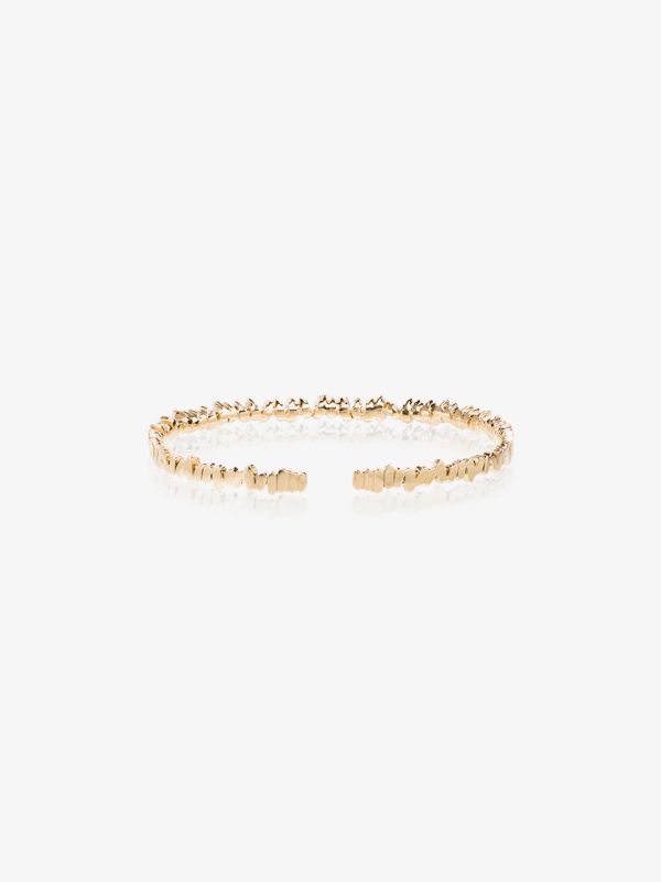 Suzanne Kalan 18K Yellow Gold Classic Diamond Bangle | Browns Fine Bracelets