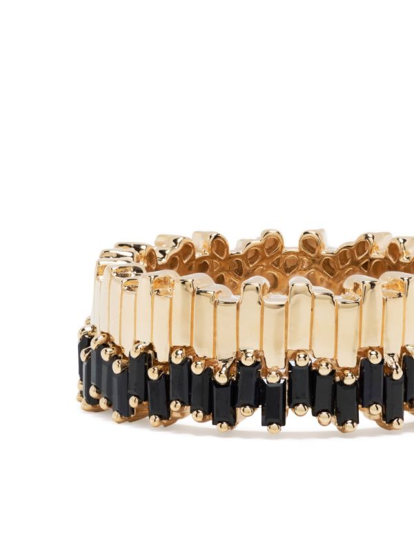 Suzanne Kalan 18kt Yellow Gold Stacker Mini Sapphire Eternity Band | Browns Rings