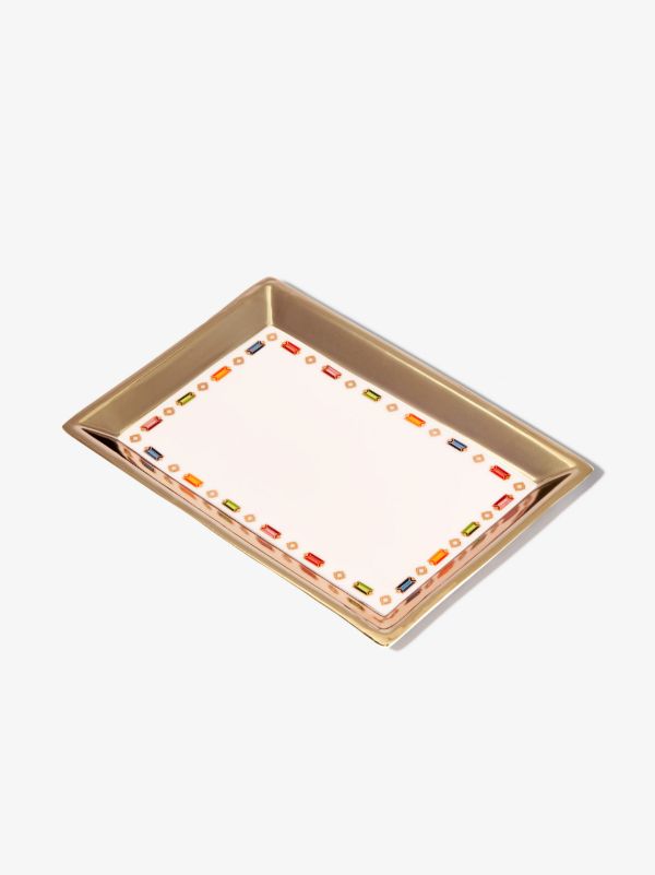 Suzanne Kalan Pink rainbow sapphire jewellery tray | Browns Trays