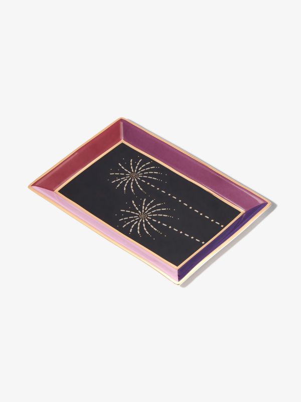 Suzanne Kalan Purple Diamond Palm Tree Jewellery Tray | Browns Storage