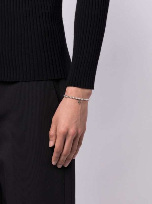 Sydney Evan 14K White Gold Cross Diamond Bracelet | Browns Bracelets