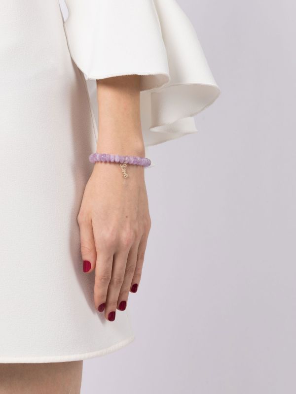 Sydney Evan 14K Yellow Gold Amethyst Beaded Bracelet | Browns Fine Bracelets