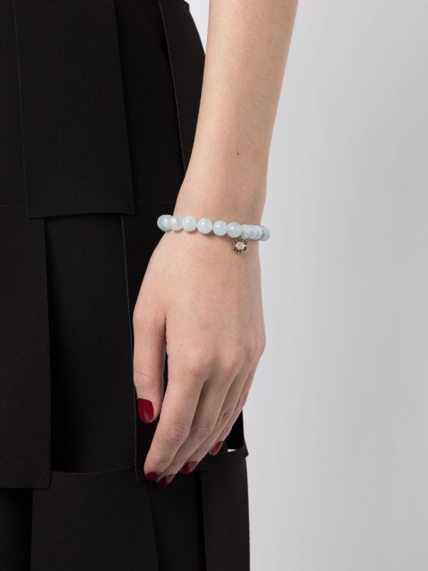 Sydney Evan 14K Yellow Gold Aquamarine Beaded Bracelet | Browns Fine Bracelets