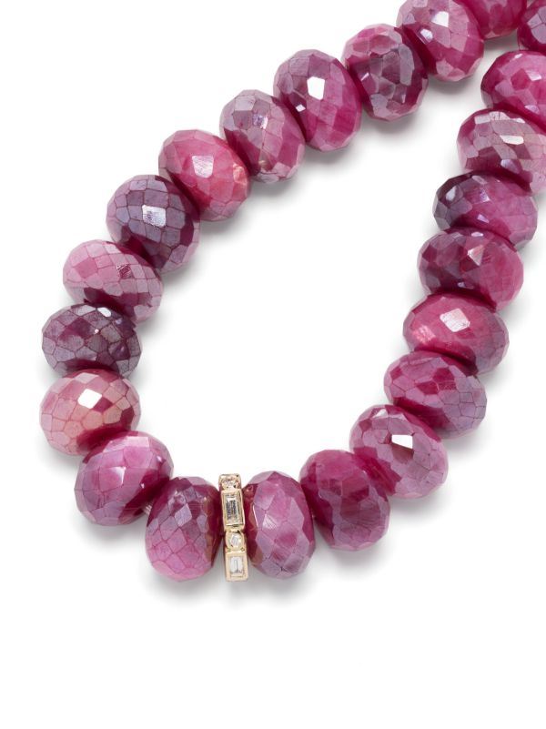 Sydney Evan 14K Yellow Gold Baguette Diamond And Moonstone Bracelet | Browns Bracelets