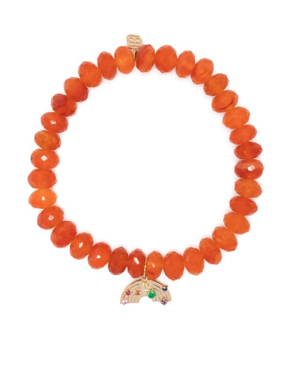 Sydney Evan 14K yellow gold carnelian bracelet | Browns Fine Bracelets