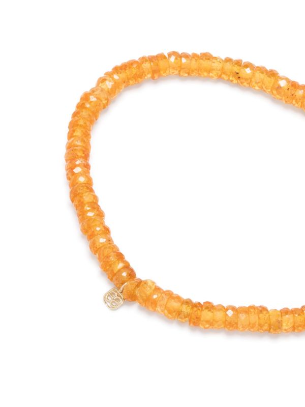Sydney Evan 14K Yellow Gold Cocktail Eternity Spessartite Bead Bracelet | Browns Fine Bracelets