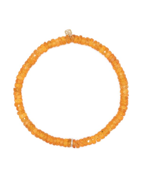 Sydney Evan 14K Yellow Gold Cocktail Eternity Spessartite Bead Bracelet | Browns Fine Bracelets