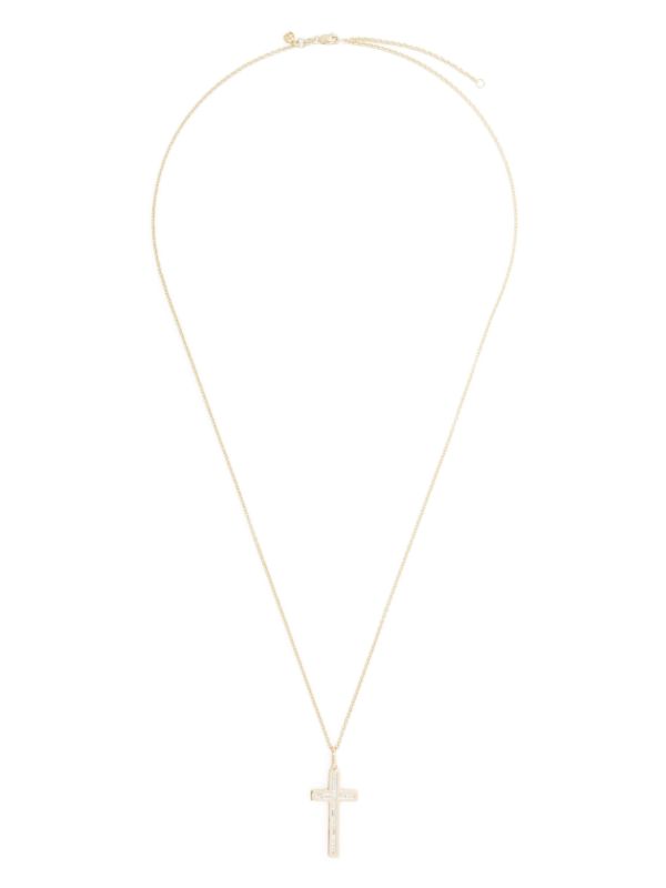 Sydney Evan 14K Yellow Gold Cross Diamond Pendant Necklace | Browns Necklaces