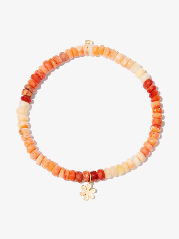 Sydney Evan 14K Yellow Gold Daisy beaded Bracelet | Browns Fine Bracelets