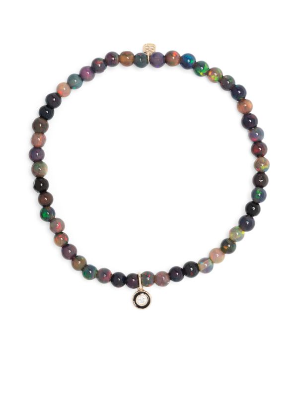 Sydney Evan 14K Yellow Gold Diamond Opal Beaded Bracelet | Browns Bracelets