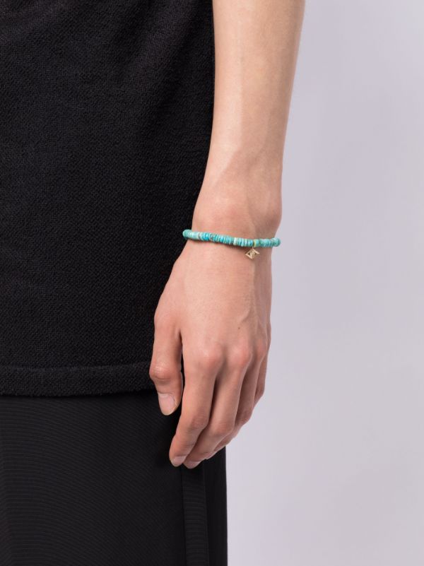 Sydney Evan 14K Yellow Gold Evil Eye Turqoise And Diamond Bracelet | Browns Bracelets