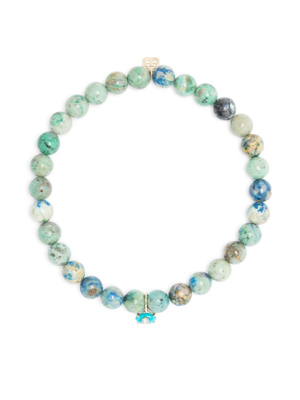 Sydney Evan 14K Yellow Gold Evil Eye Turquoise Bracelet | Browns Bracelets