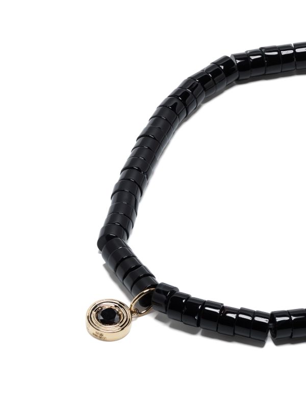 Sydney Evan 14K Yellow Gold Fluted Station Agate And Diamond Bracelet | Browns Bracelets