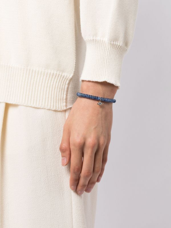 Sydney Evan 14K Yellow Gold Groovy Eye Kyanite And Diamond Bracelet | Browns Bracelets