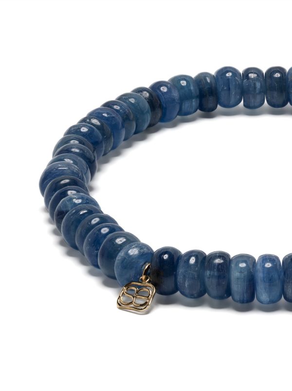 Sydney Evan 14K Yellow Gold Groovy Eye Kyanite And Diamond Bracelet | Browns Bracelets