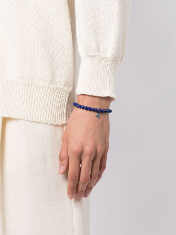 Sydney Evan 14K Yellow Gold Hamsa Lapis Lazuli And Diamond Bracelet | Browns Bracelets