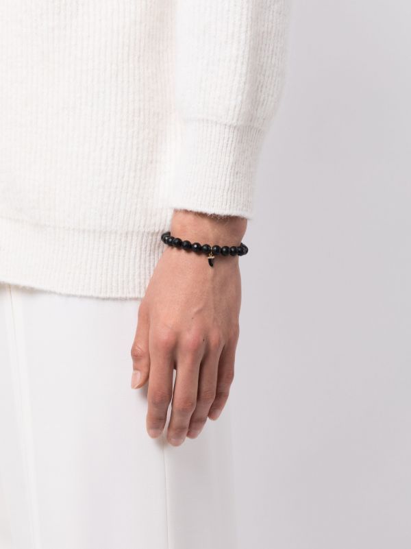 Sydney Evan 14K Yellow Gold Horn Onyx And Diamond Bracelet | Browns Bracelets