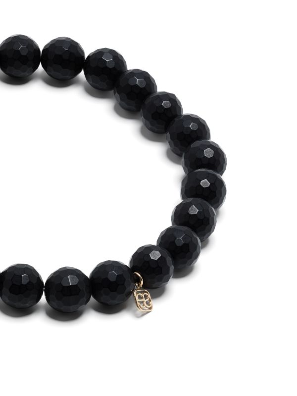 Sydney Evan 14K Yellow Gold Horn Onyx And Diamond Bracelet | Browns Bracelets