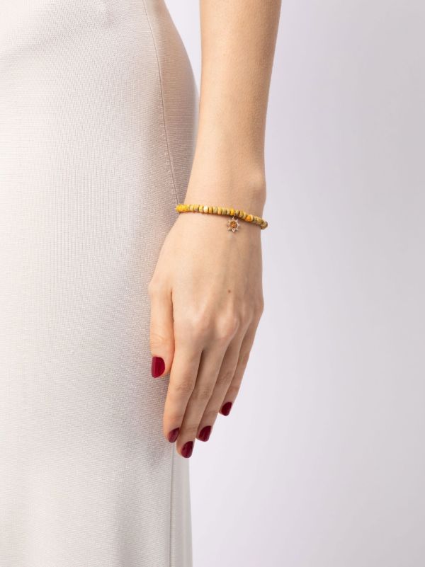 Sydney Evan 14K Yellow Gold Jasper And Crystal Bracelet | Browns Fine Bracelets