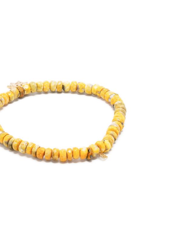 Sydney Evan 14K Yellow Gold Jasper And Crystal Bracelet | Browns Fine Bracelets