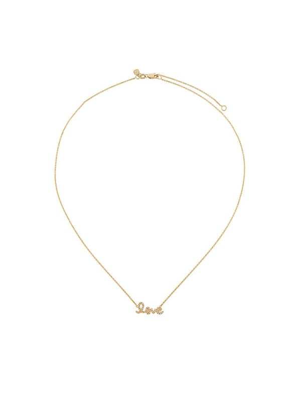 Sydney Evan 14K Yellow Gold Love Diamond Necklace | Browns Fine Necklaces