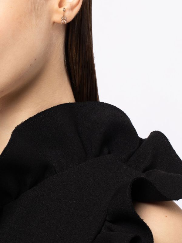 Sydney Evan 14K Yellow Gold Marquis Eye Arrow Stud Earrings | Browns Fine Earrings