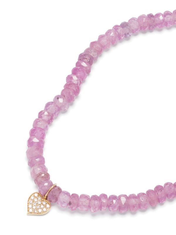 Sydney Evan 14K Yellow Gold Playing Card Heart Sapphire Bracelet | Browns Bracelets