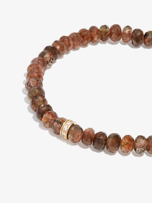 Sydney Evan 14K Yellow Gold Rondelle Opal Diamond Bracelet | Browns Fine Bracelets