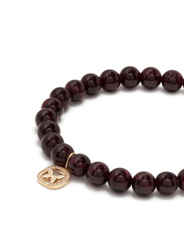 Sydney Evan 14K Yellow Gold Ruby Beaded Bracelet | Browns Fine Bracelets