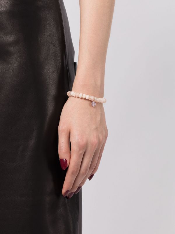 Sydney Evan 14kt Gold And Diamond Morganite Bracelet | Browns Fine Bracelets