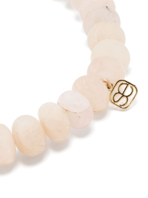 Sydney Evan 14kt Gold And Diamond Morganite Bracelet | Browns Fine Bracelets