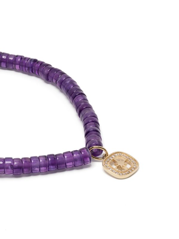 Sydney Evan 14kt Starburst Amethyst Bracelet | Browns Fine Bracelets