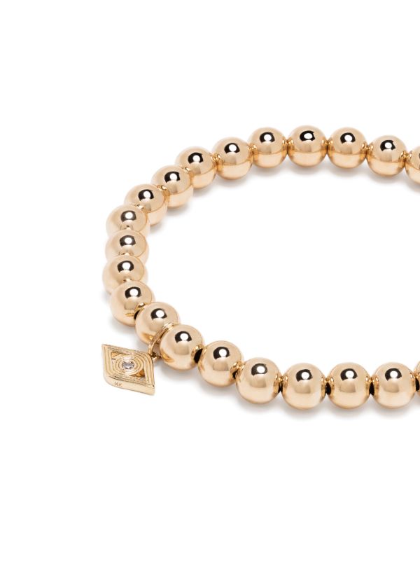 Sydney Evan 14kt Yellow Gold Evil Eye Bracelet | Browns Bracelets