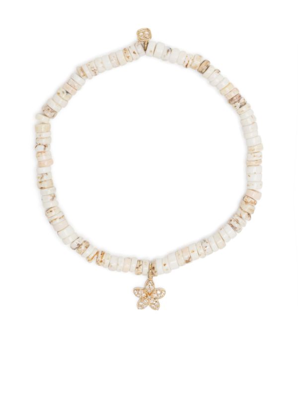 Sydney Evan 14kt yellow gold & turquoise bracelet | Browns Bracelets