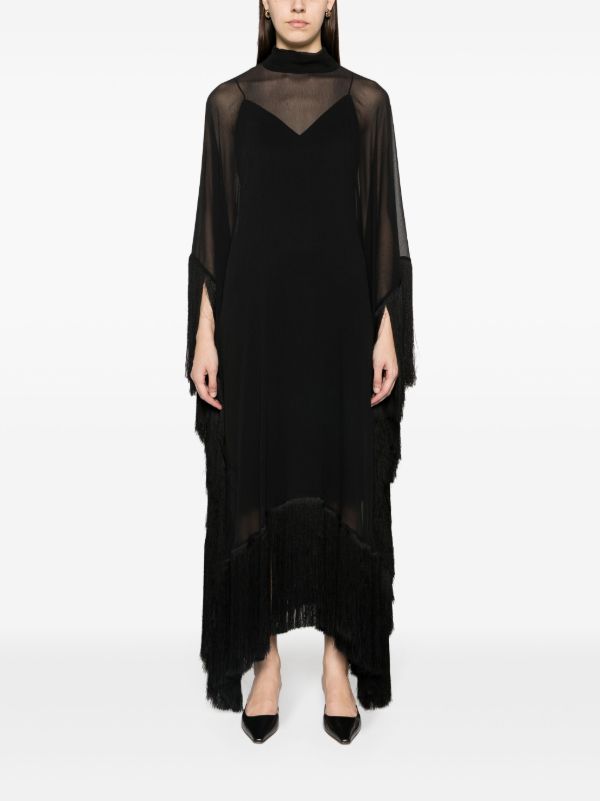 Taller Marmo Black Mrs Ross Silk Kaftan | Browns Evening Dresses