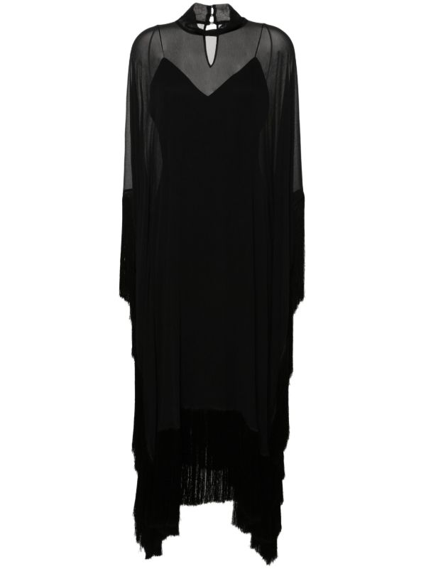 Taller Marmo Black Mrs Ross silk kaftan | Browns Evening Dresses