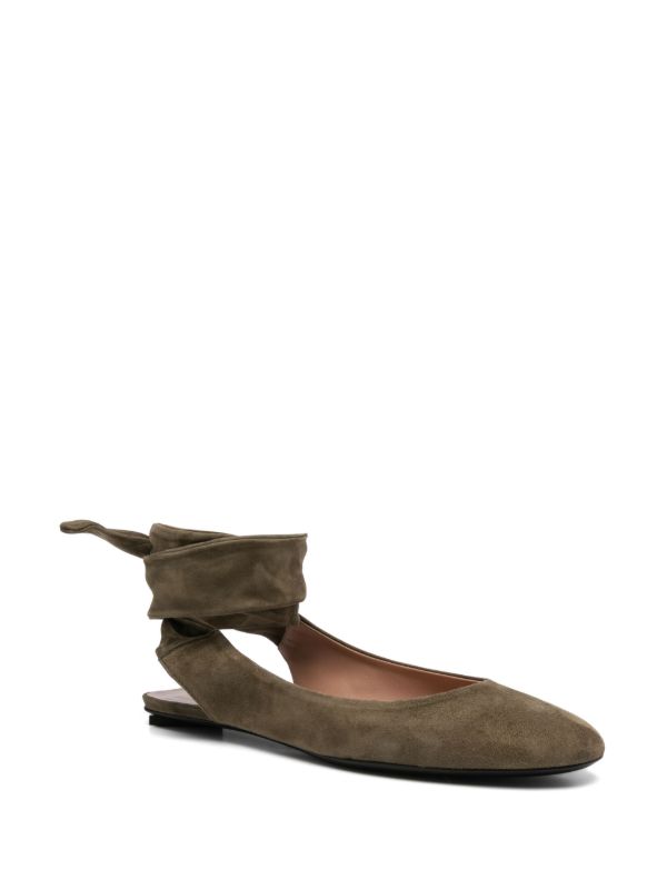 The Attico Cloe Ballet Flats | Browns Ballerina Shoes